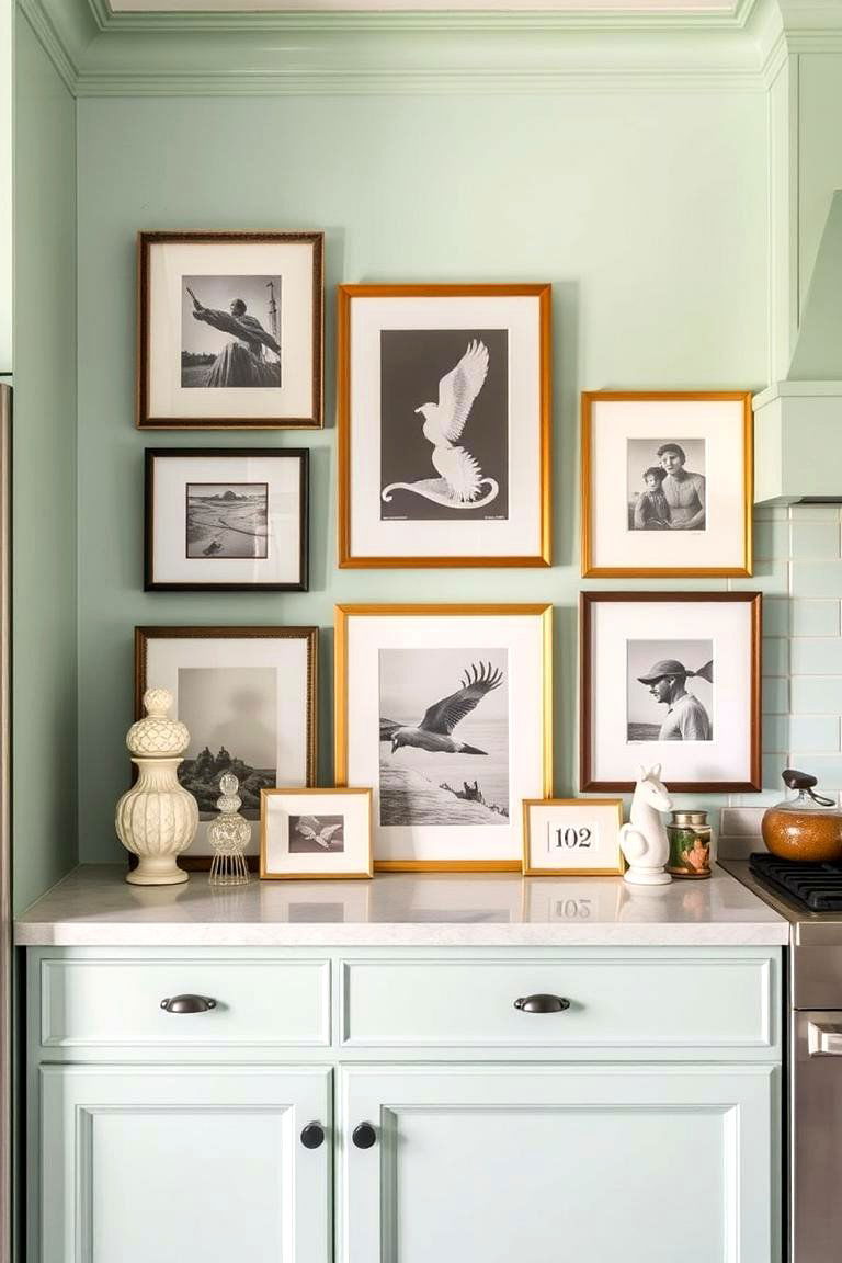 Seafoam Green Art and Decor - 24 Seafoam Green Kitchen Ideas
