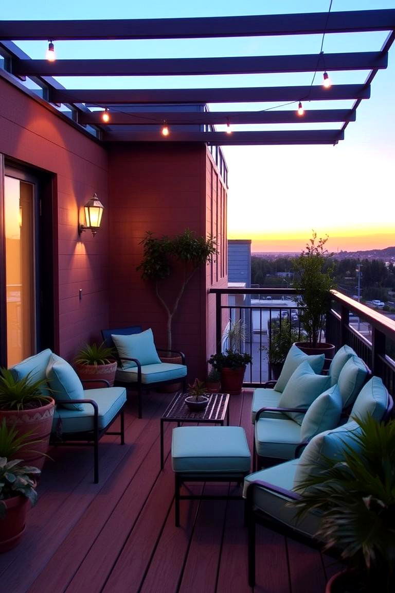 Seafoam Green Balcony - 24 Pastel Room Ideas