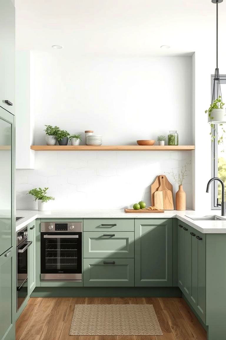 Seafoam Green Eco Friendly Materials - 24 Seafoam Green Kitchen Ideas