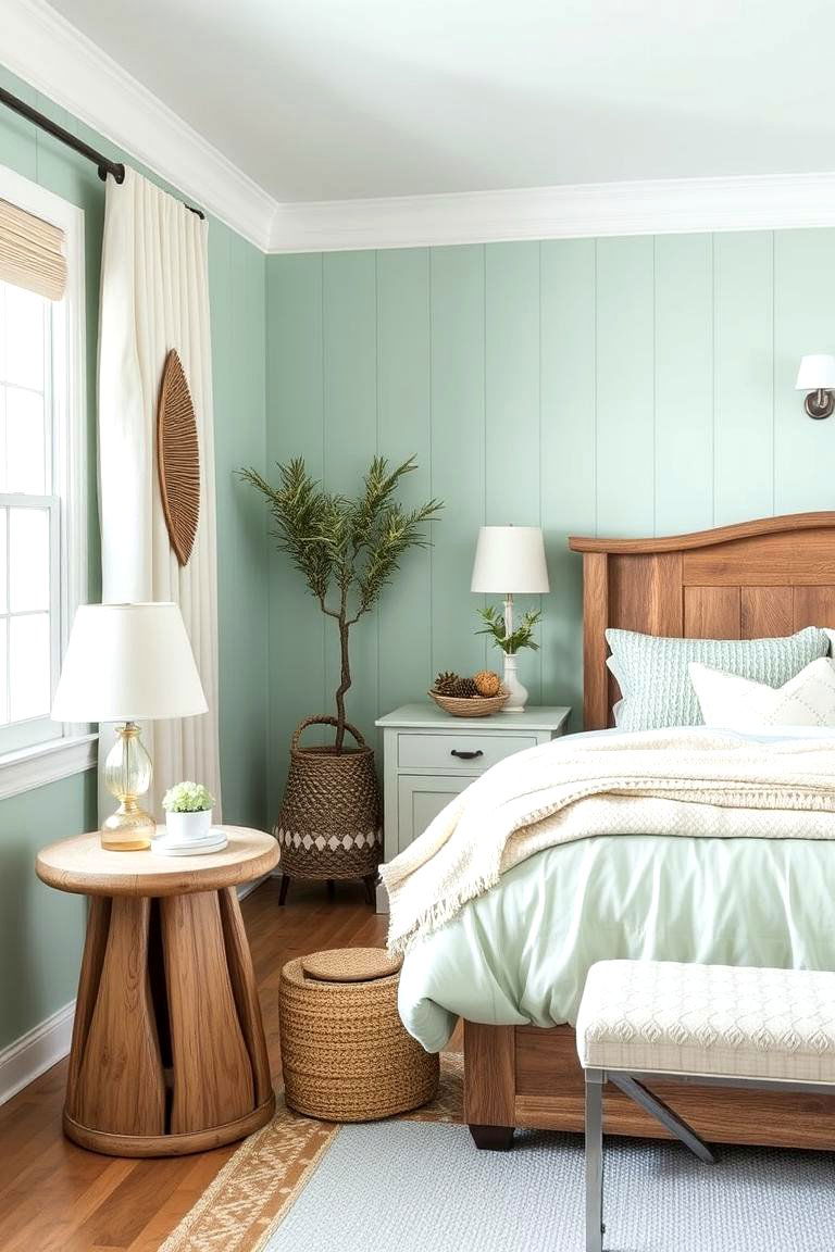Seafoam Green Haven - 24 Pastel Bedroom Ideas