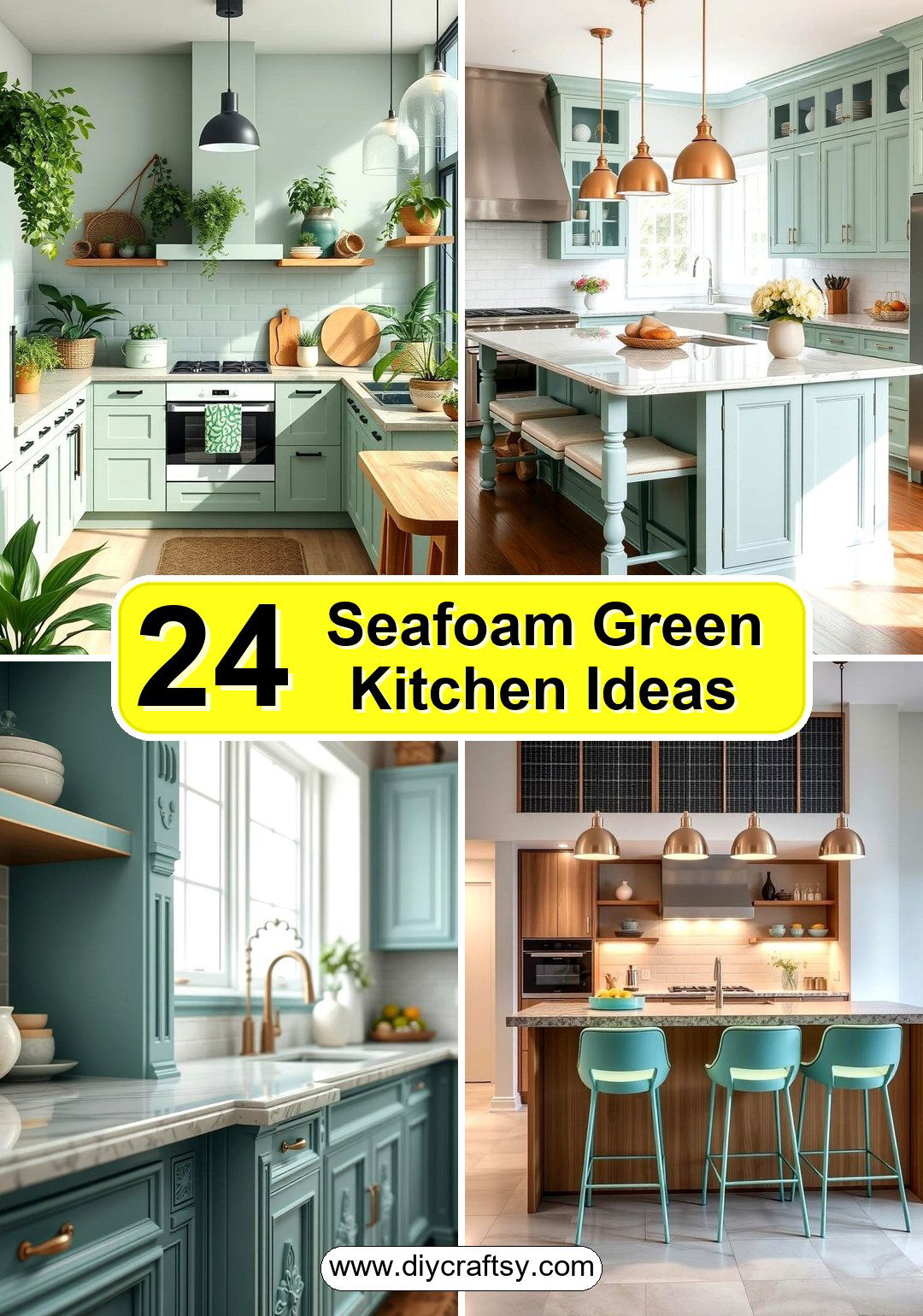 Seafoam Green Kitchen Ideas