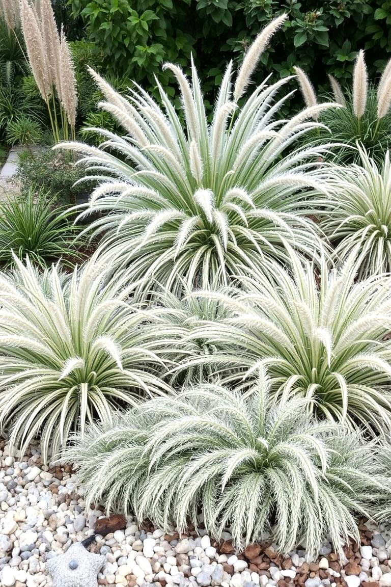 Seagrass Accents - 24 Coastal Garden Ideas