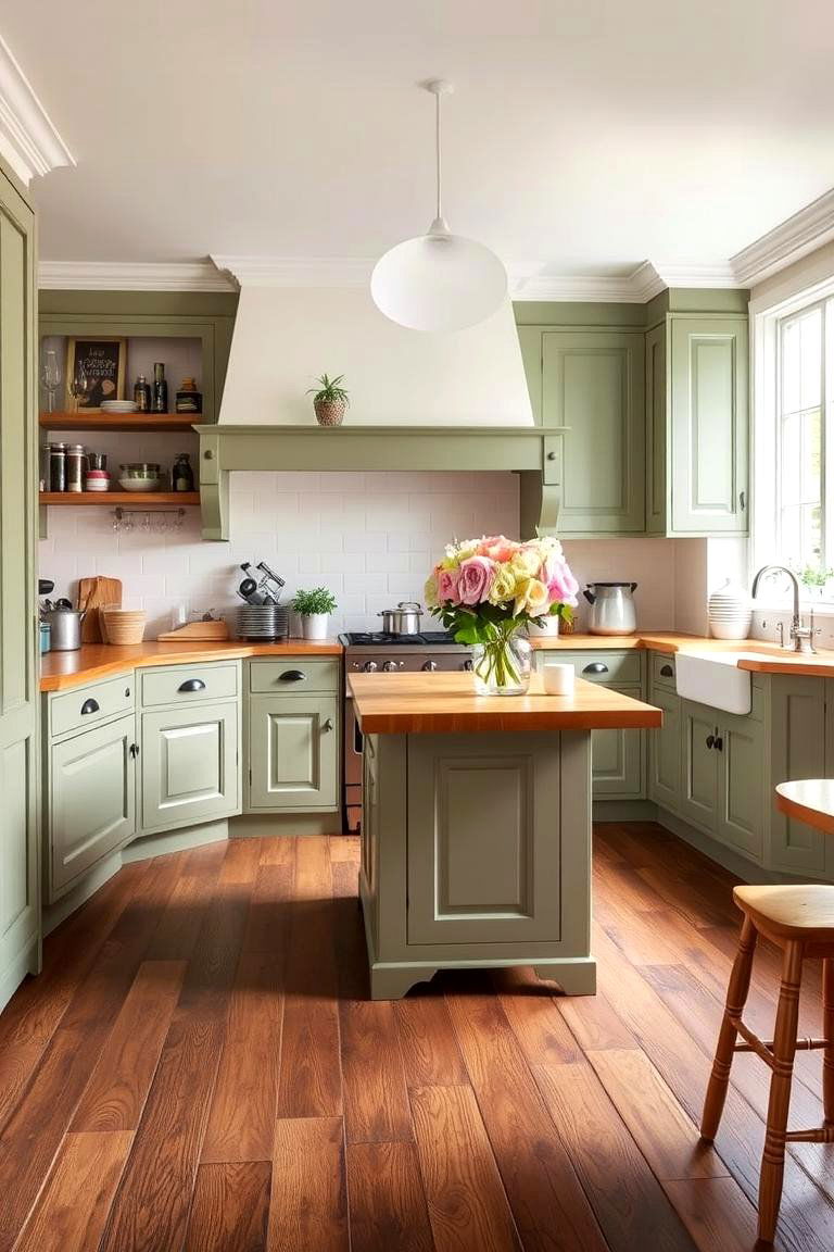 Seamless Flow in Open Plan Layouts - 24 Kitchen With Dark Wood Floors