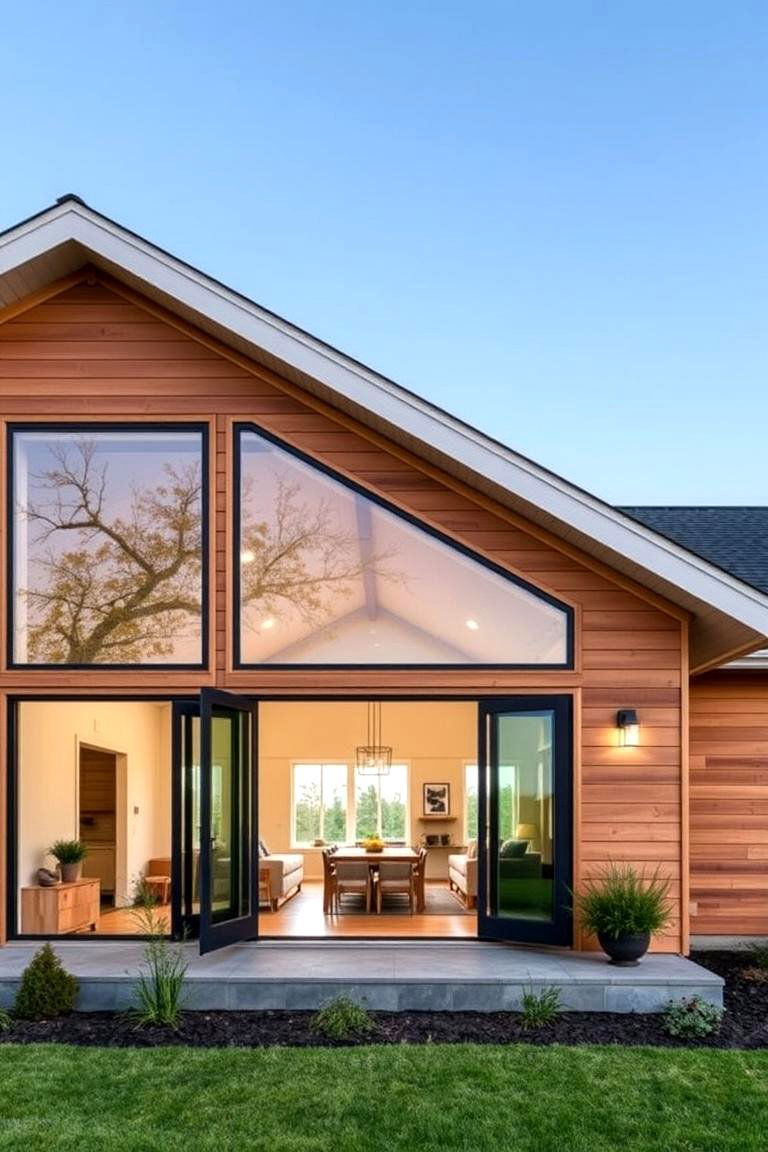 Seamless Flow with Open Floor Plans - 24 Modern Ranch House
