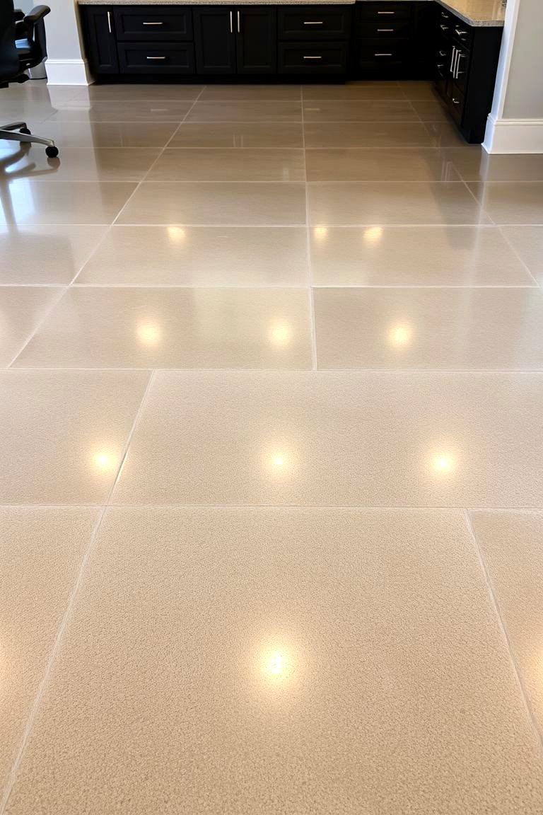 Seamless Glossy Stained Concrete Floors - 24 Stained Concrete Floors