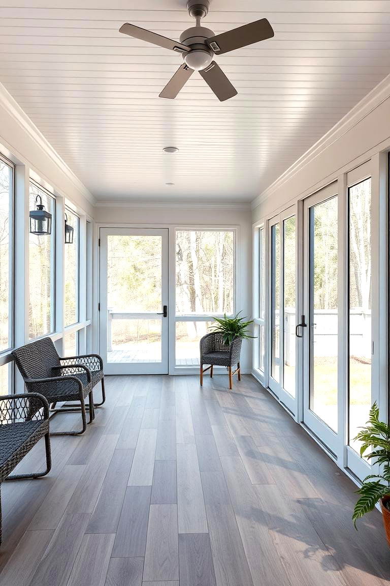 Seamless Indoor Outdoor Flow - 24 Screened-in Porch Ideas