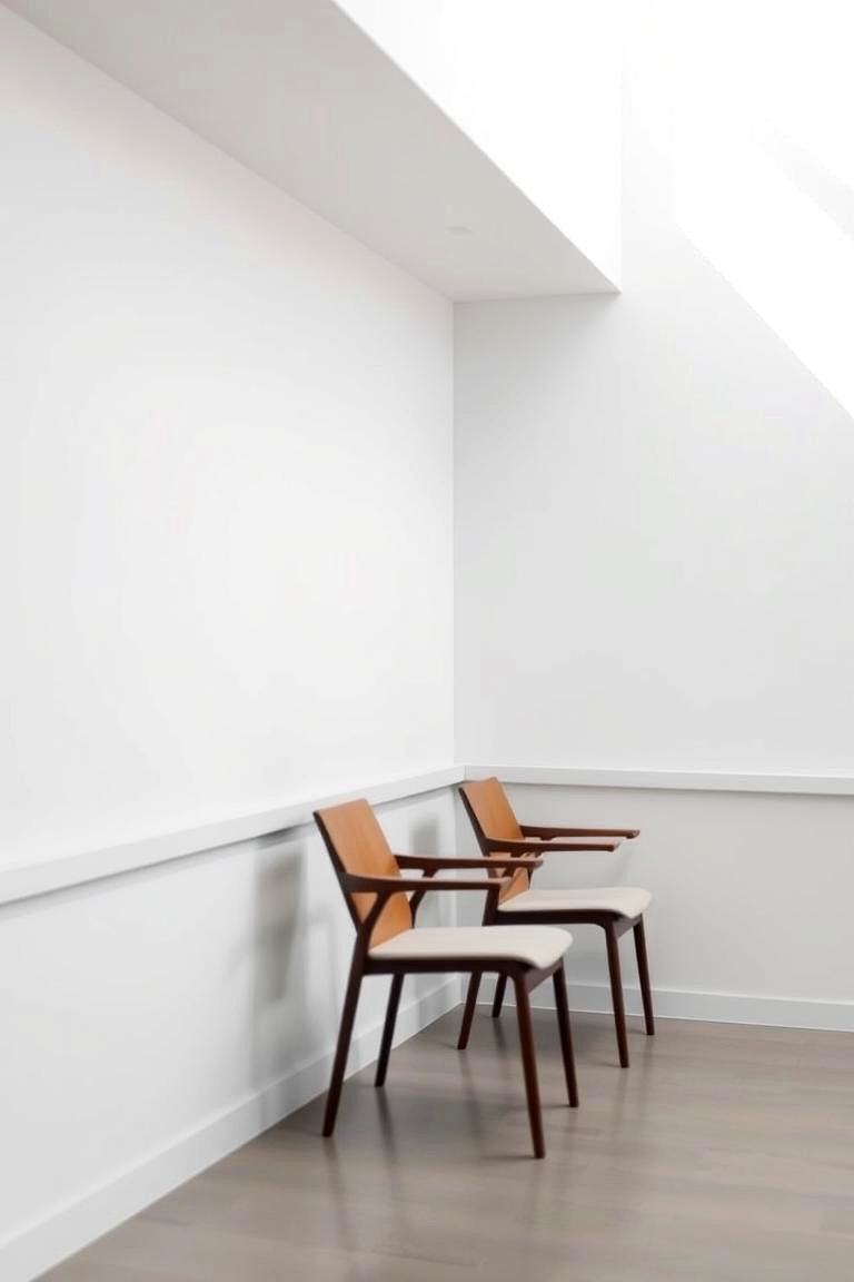 Seamless Integrated Chair Rail - 24 Chair Rail Ideas