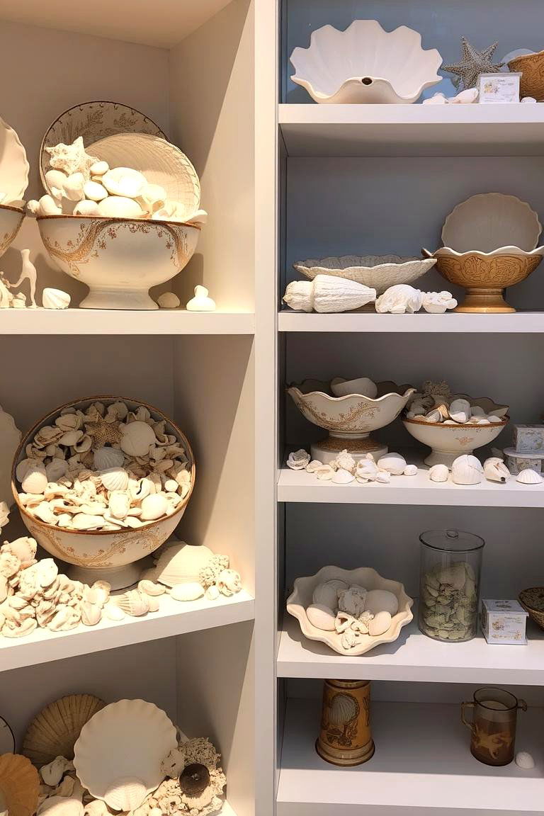 Seashell Decor - 24 Nautical Nursery Ideas
