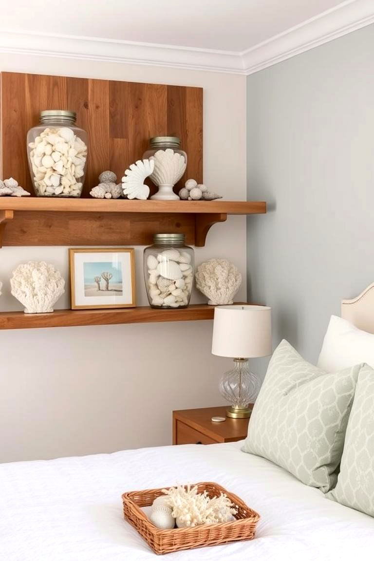 Seashell and Coral Decor - 24 Coastal Bedroom Ideas