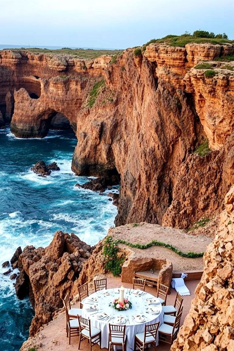 Seaside Cliff Wedding - 24 Destination Wedding Ideas