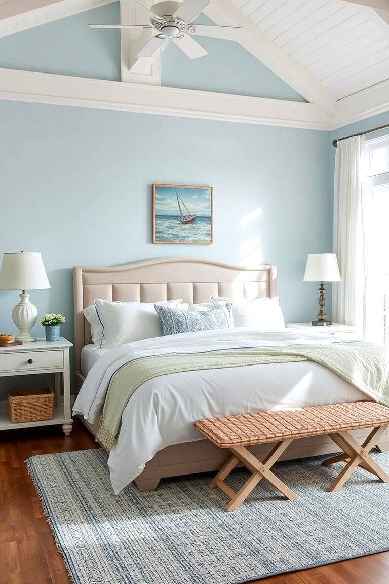 Seaside Serenity Room - 24 Bedroom Layout Ideas