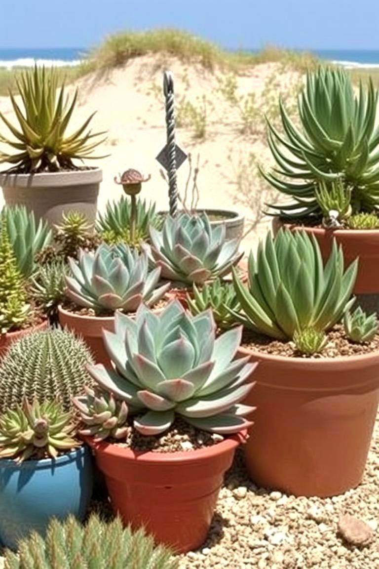Seaside Succulent Oasis - 24 Coastal Garden Ideas