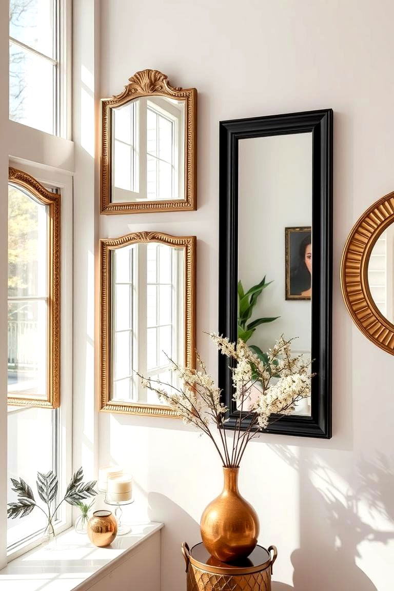 Seasonal Accent Mirrors - 24 Spring Decor Ideas