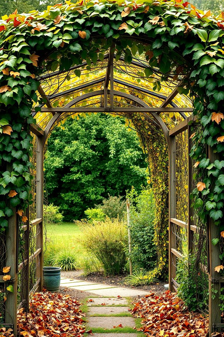 Seasonal Arbor Ambiance - 24 Fall Garden Ideas