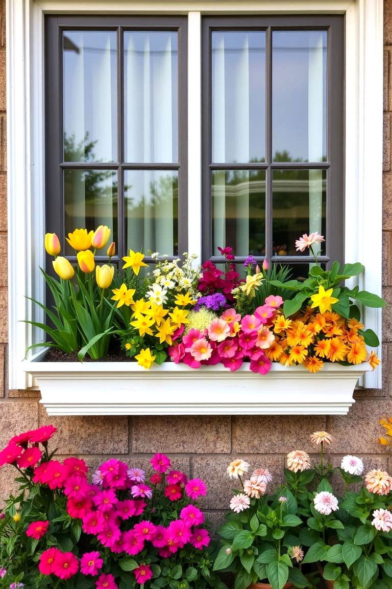 Seasonal Color Rotation - 24 window box ideas