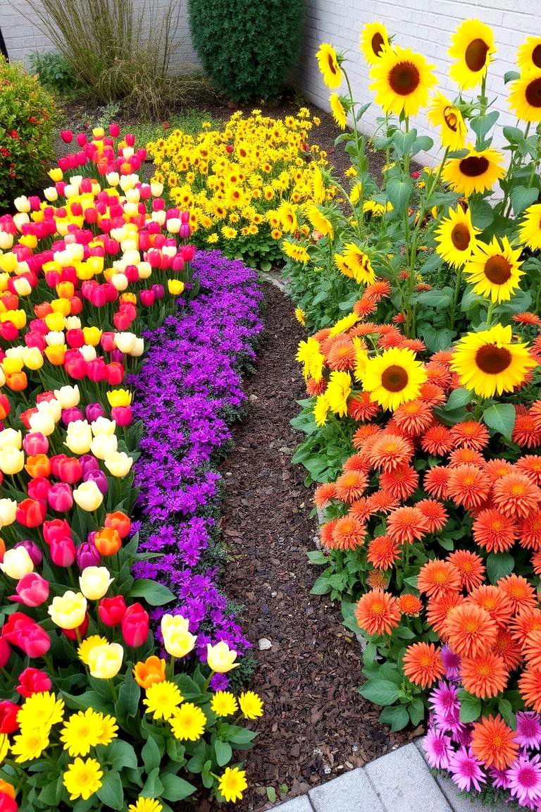Seasonal Corner Garden - 24 Corner Garden Ideas