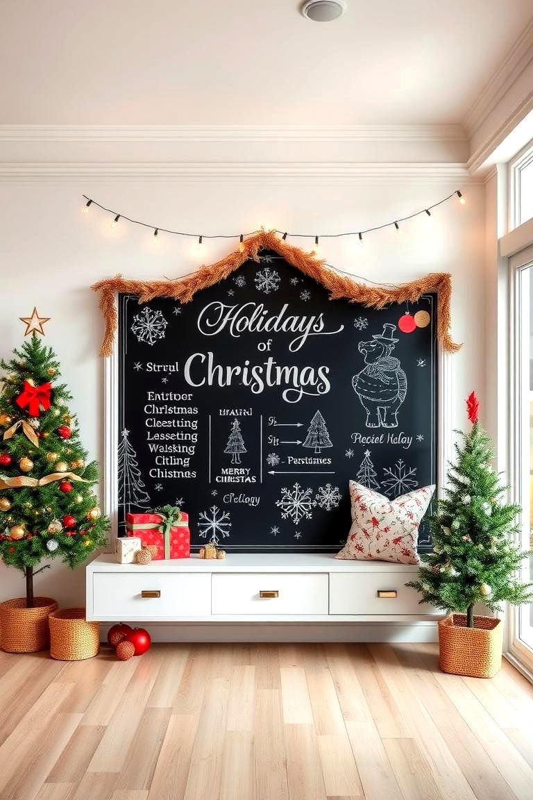 Seasonal Decor Chalkboard - 24 Chalkboard Wall Ideas
