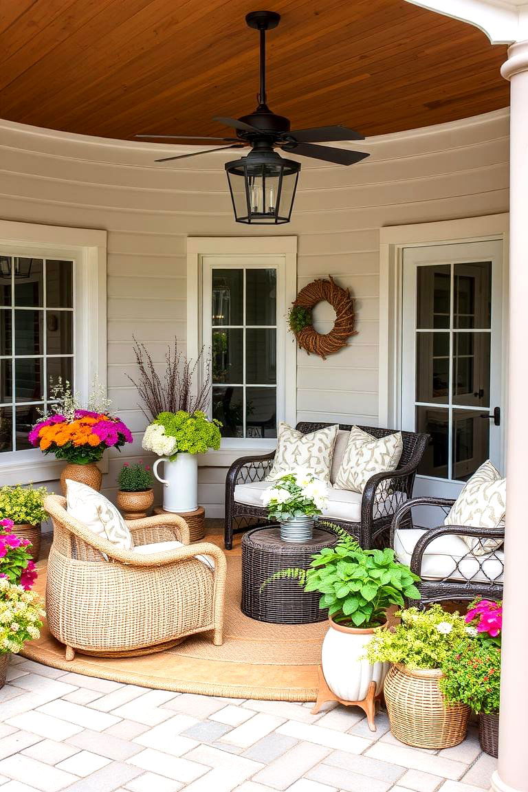 Seasonal Decor Inspiration - 24 Semi Circle Patio Ideas and Inspiration