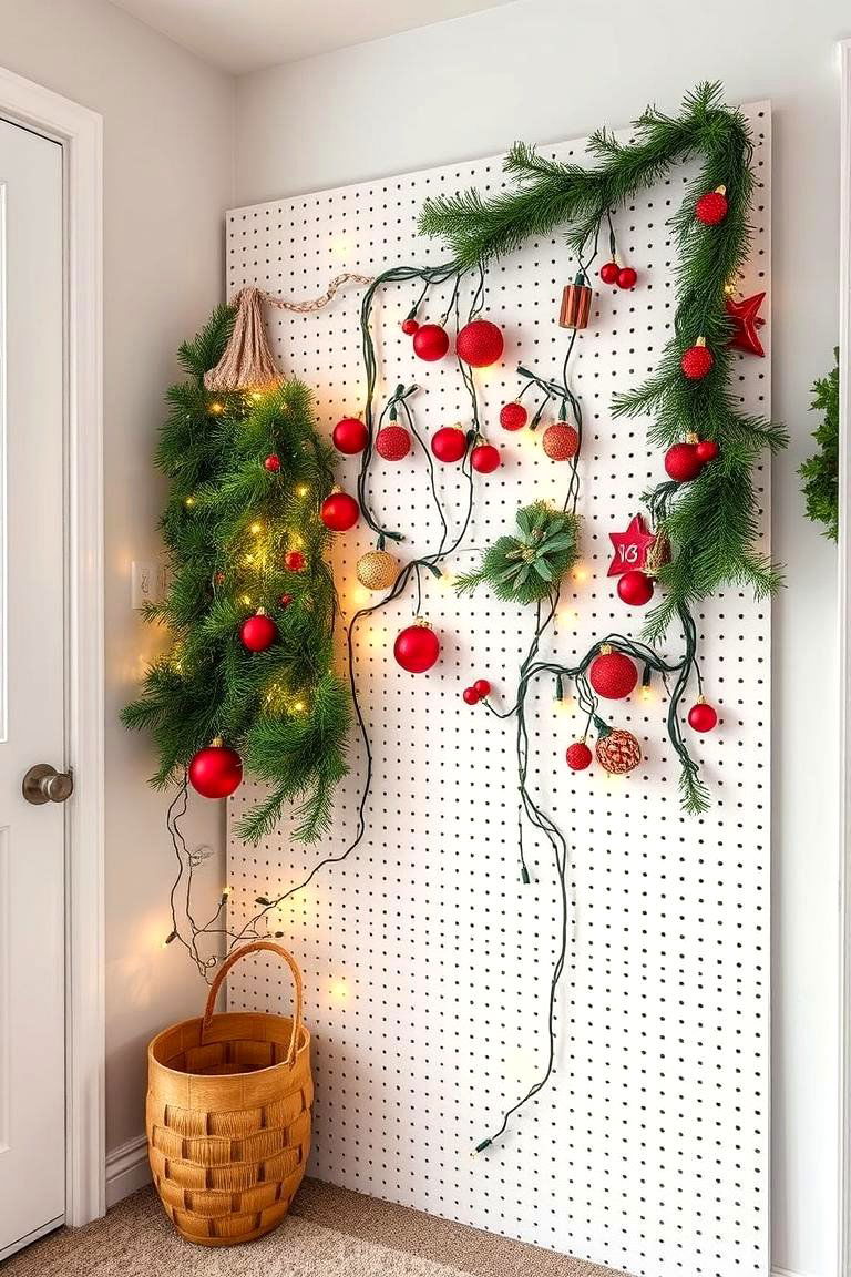Seasonal Decor Storage - 24 Pegboard Ideas