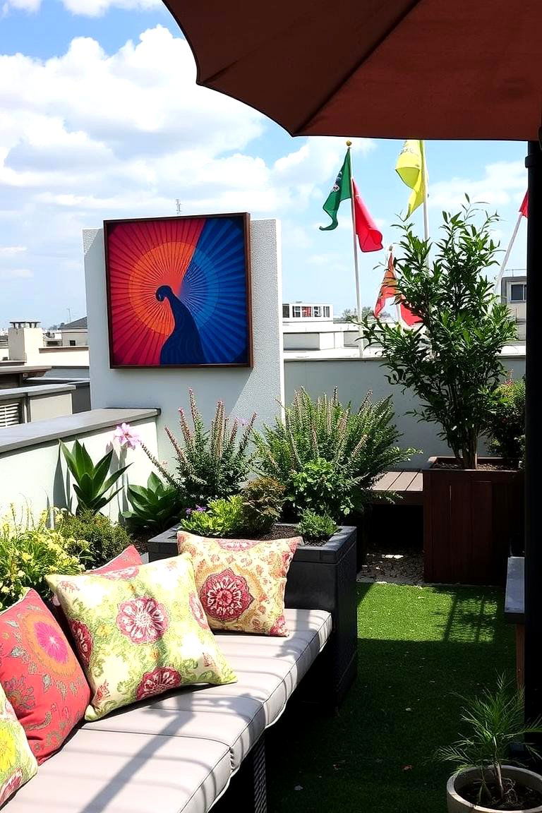 Seasonal Decor and Festive Touches - 24 Rooftop Garden Ideas