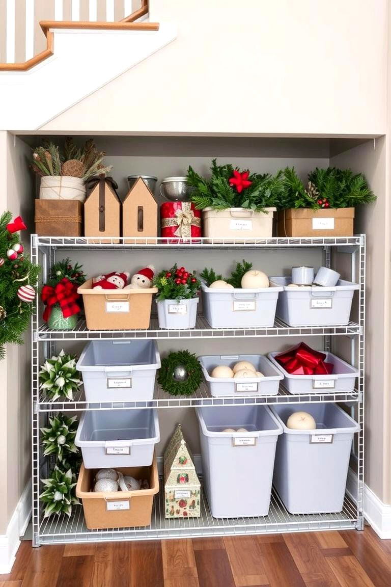 Seasonal Decoration Storage - 24 Under Stair Storage Ideas