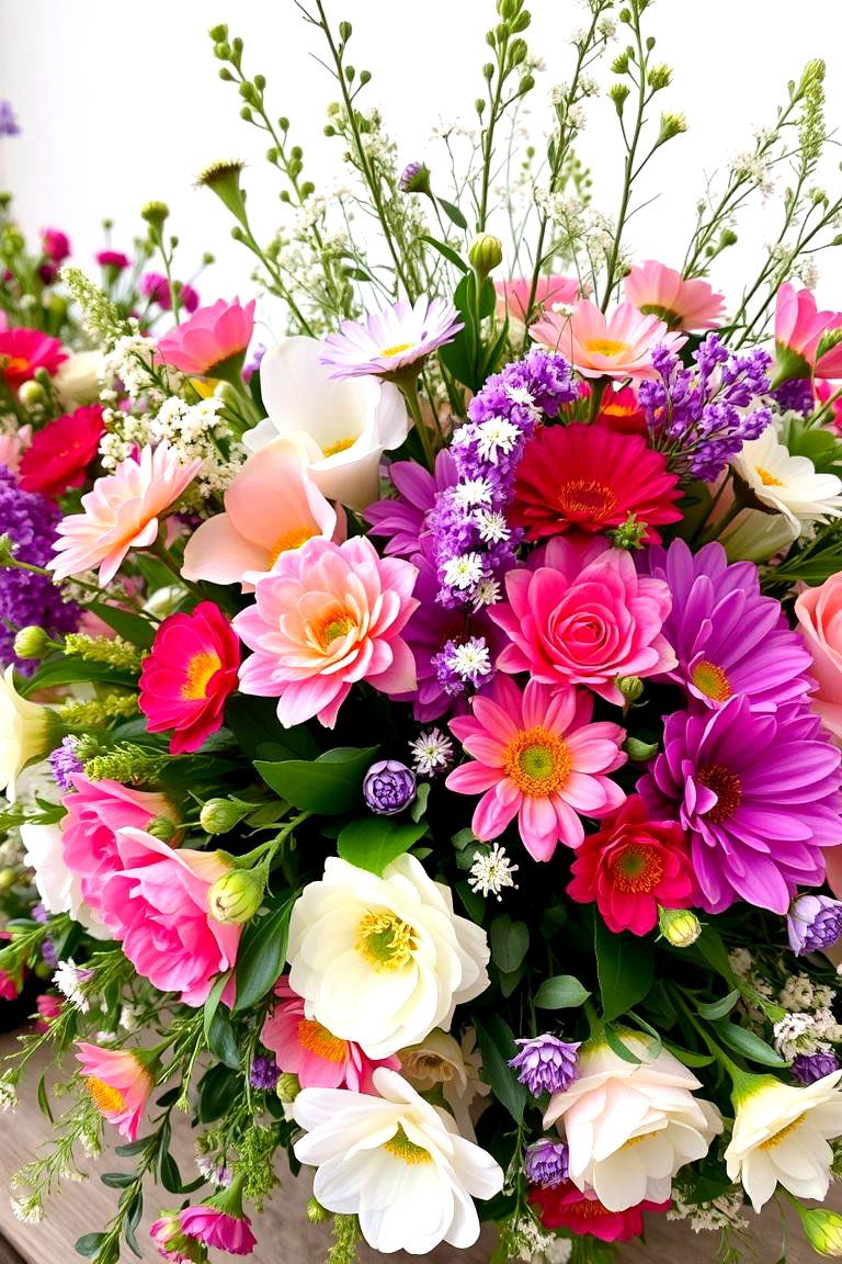 Seasonal Floral Arrangements - 24 Spring Wedding Ideas
