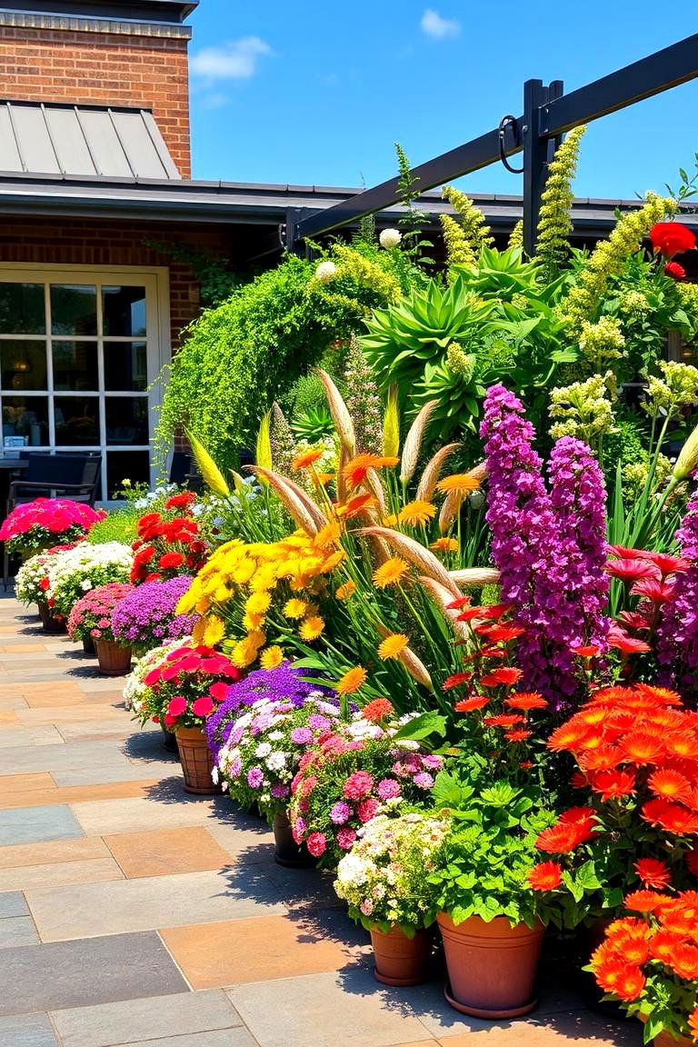 Seasonal Floral Displays - 24 Patio Decor Ideas