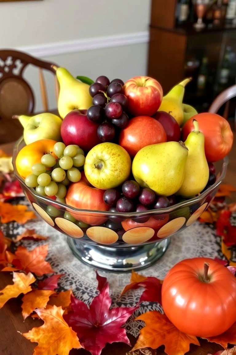 Seasonal Fruit Bowl - 24 Dining Table Centerpiece Ideas