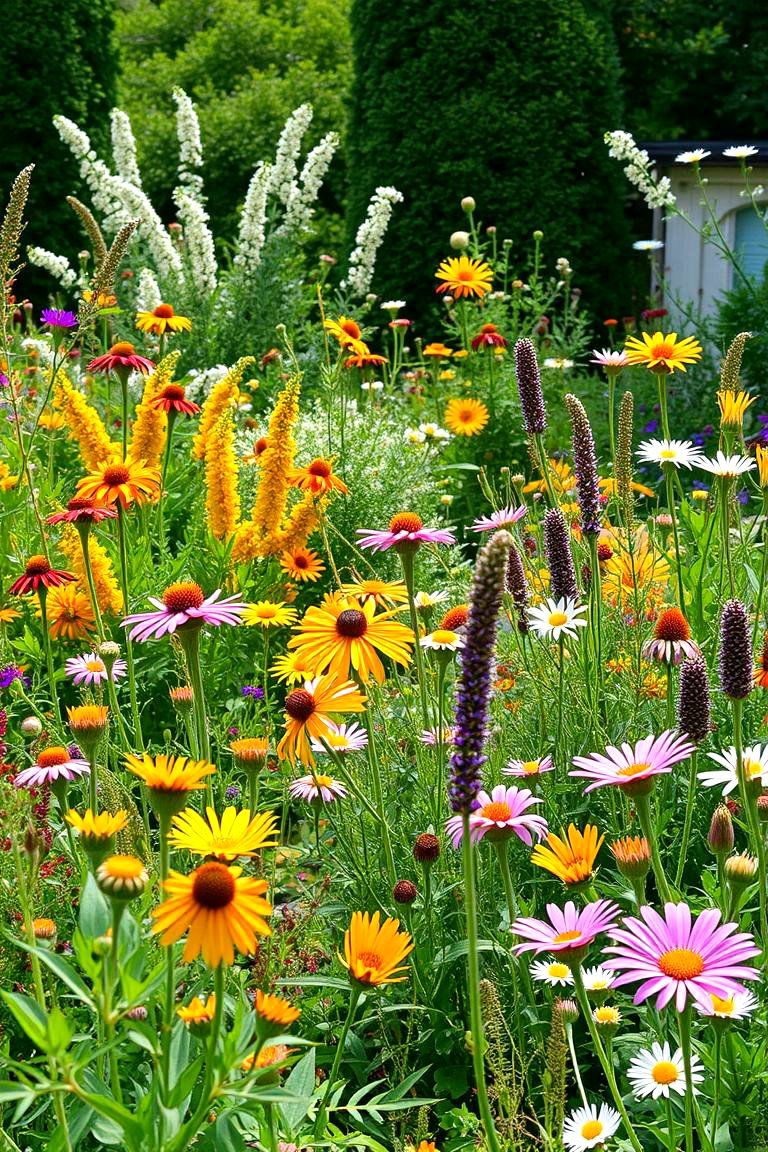 Seasonal Spectacle Garden - 24 Wildflower Garden Ideas