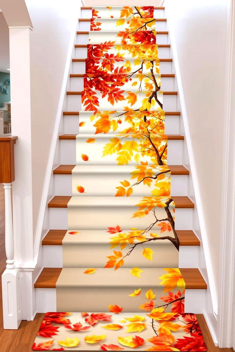 Seasonal Themed Runner - 24 Stair Runner Ideas