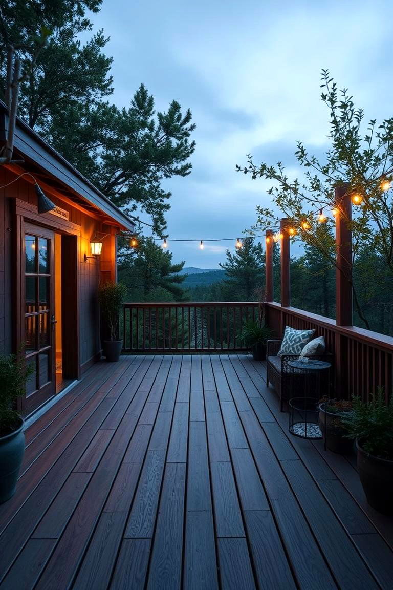 Secluded Escape Deck - 24 Floating Deck Ideas