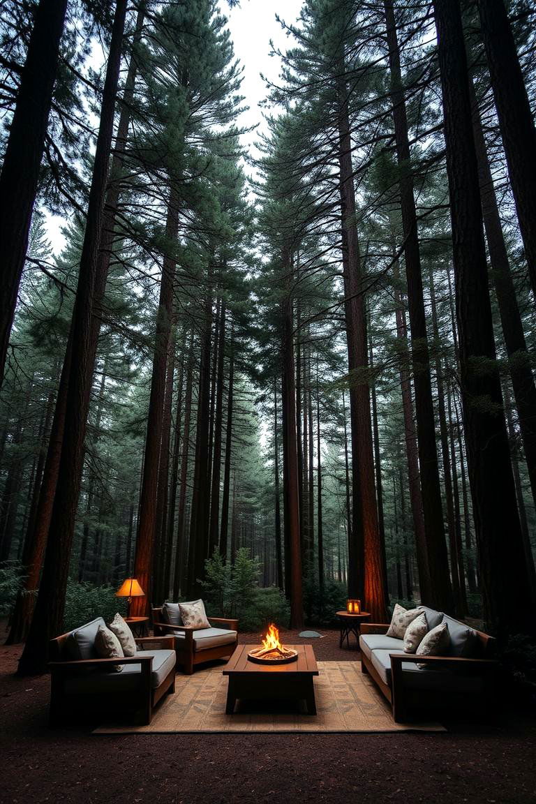 Secluded Pine Tree Sanctuary - 24 Pine Tree Landscape Ideas