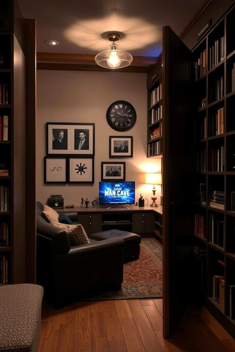 Secret Door Man Cave - 24 Man Cave Design Ideas