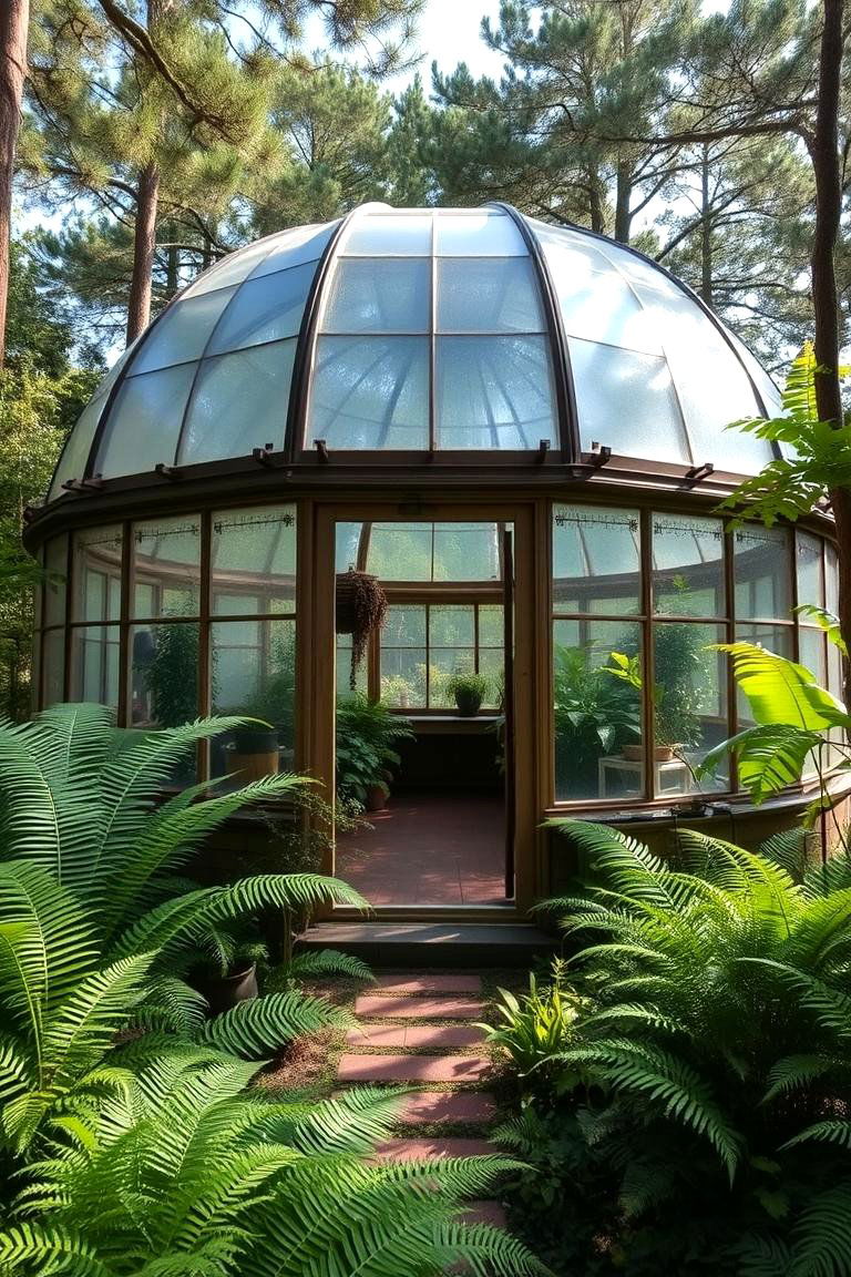 Secret Garden Dome - 24 Fantasy Greenhouse Ideas