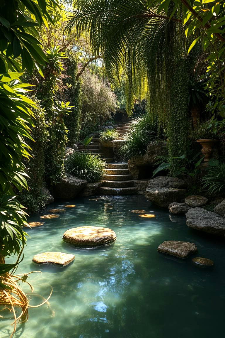 Secret Garden Lagoon - 24 Lagoon Pool Ideas
