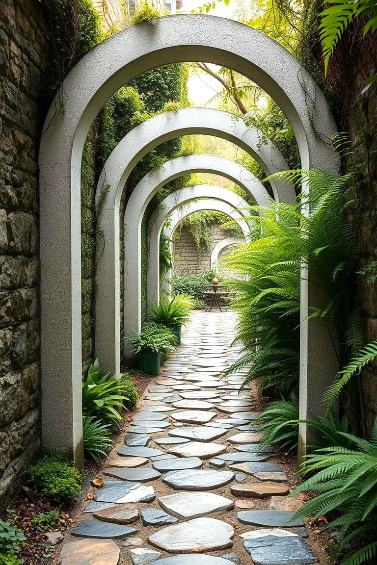 Secret Garden Pathway Fairy Wonderland - 24 Large Fairy Garden Ideas