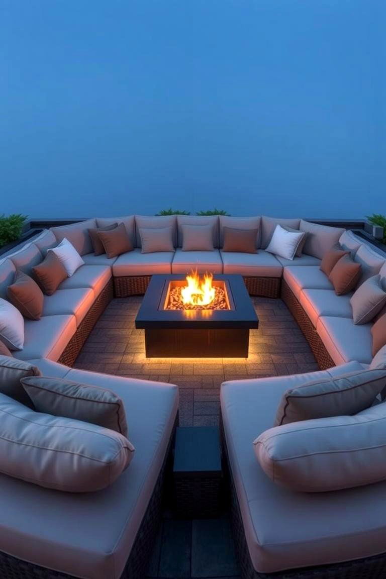 Sectional Sofas - 24 Fire Pit Seating Ideas