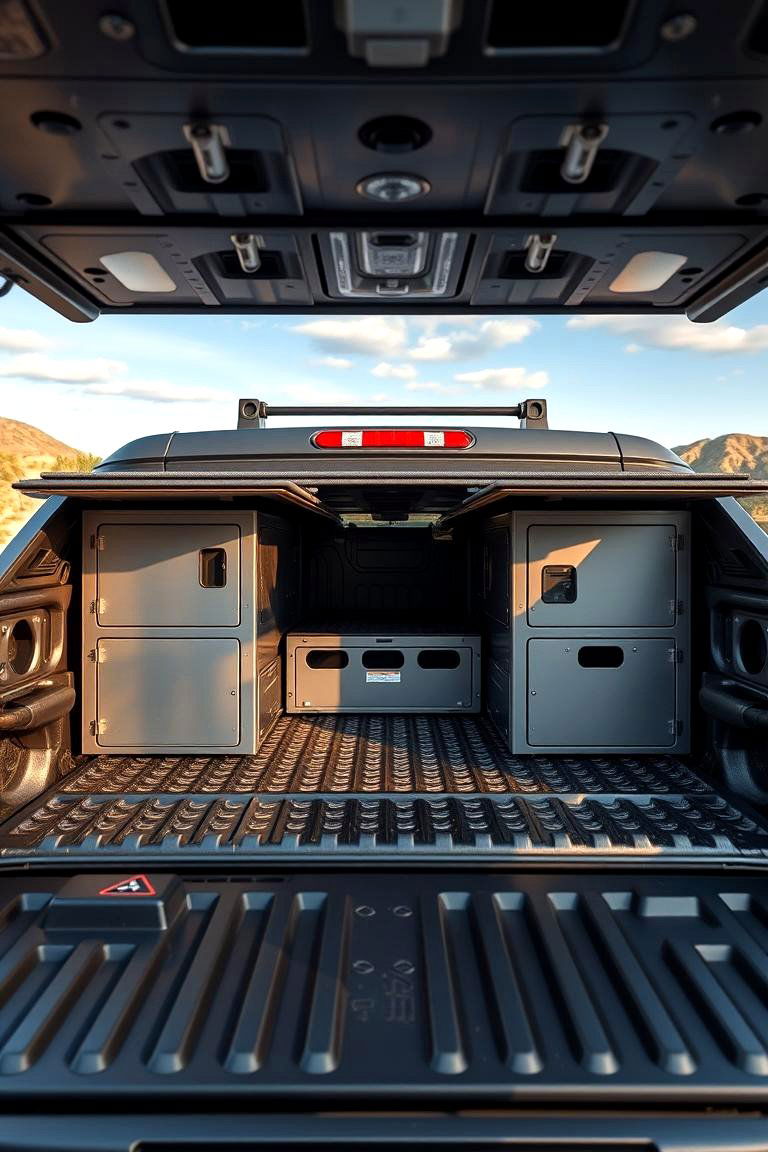 Secure Cargo Enclosures - 24 Truck Bed Storage Ideas