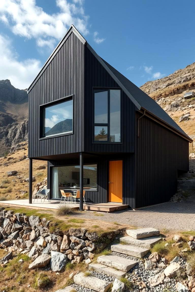 Seismic Resistance and Stability - 24 Modern Black Houses