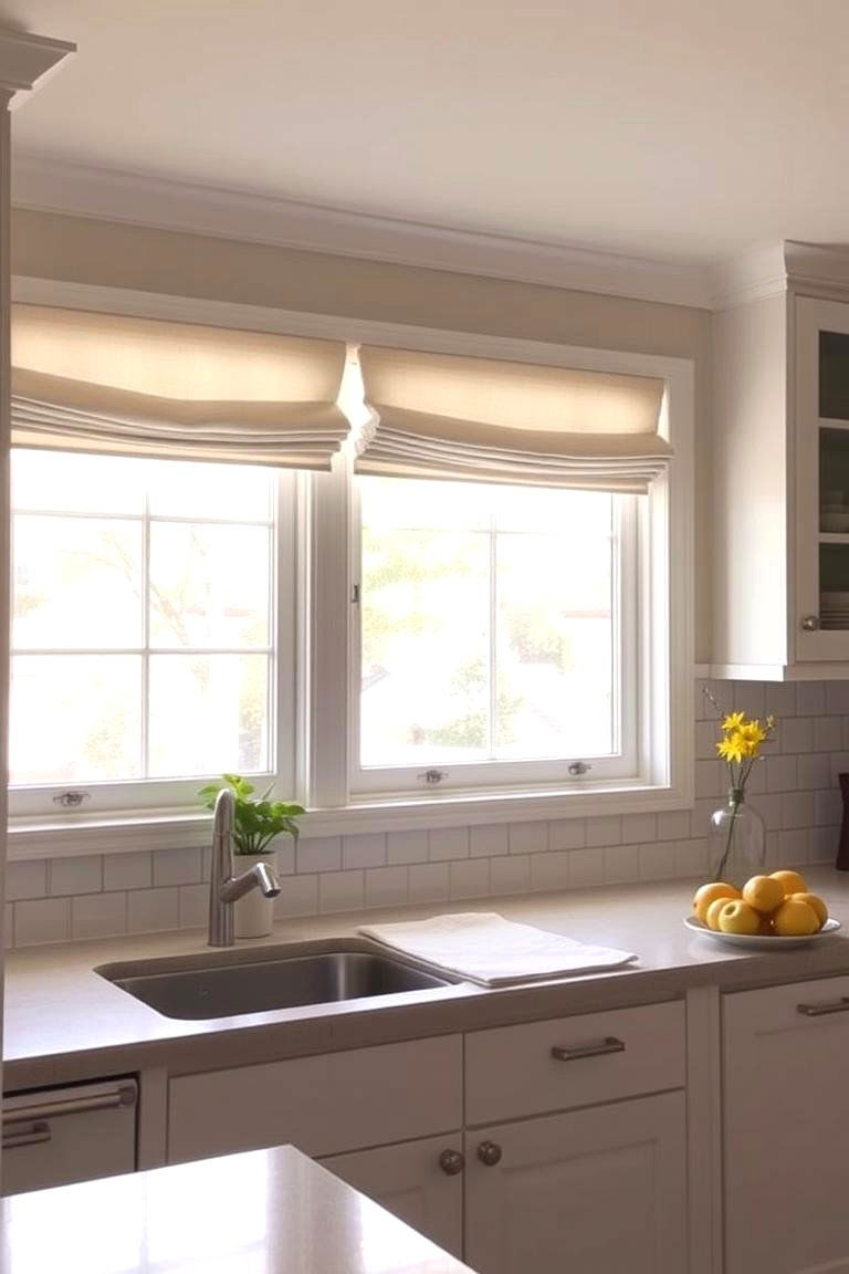 Select Cost Effective Window Treatments - 24 Small Kitchen Ideas on a Budget