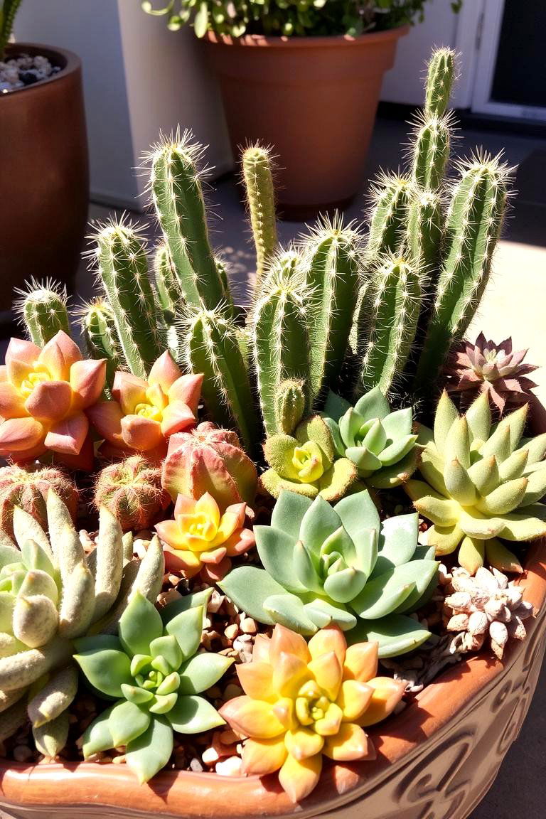 Select Succulents and Cacti - 24 Xeriscape Ideas