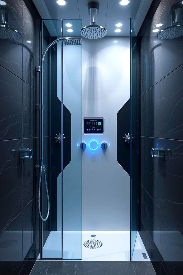 Self Cleaning Smart Shower - 24 Luxury Shower Ideas