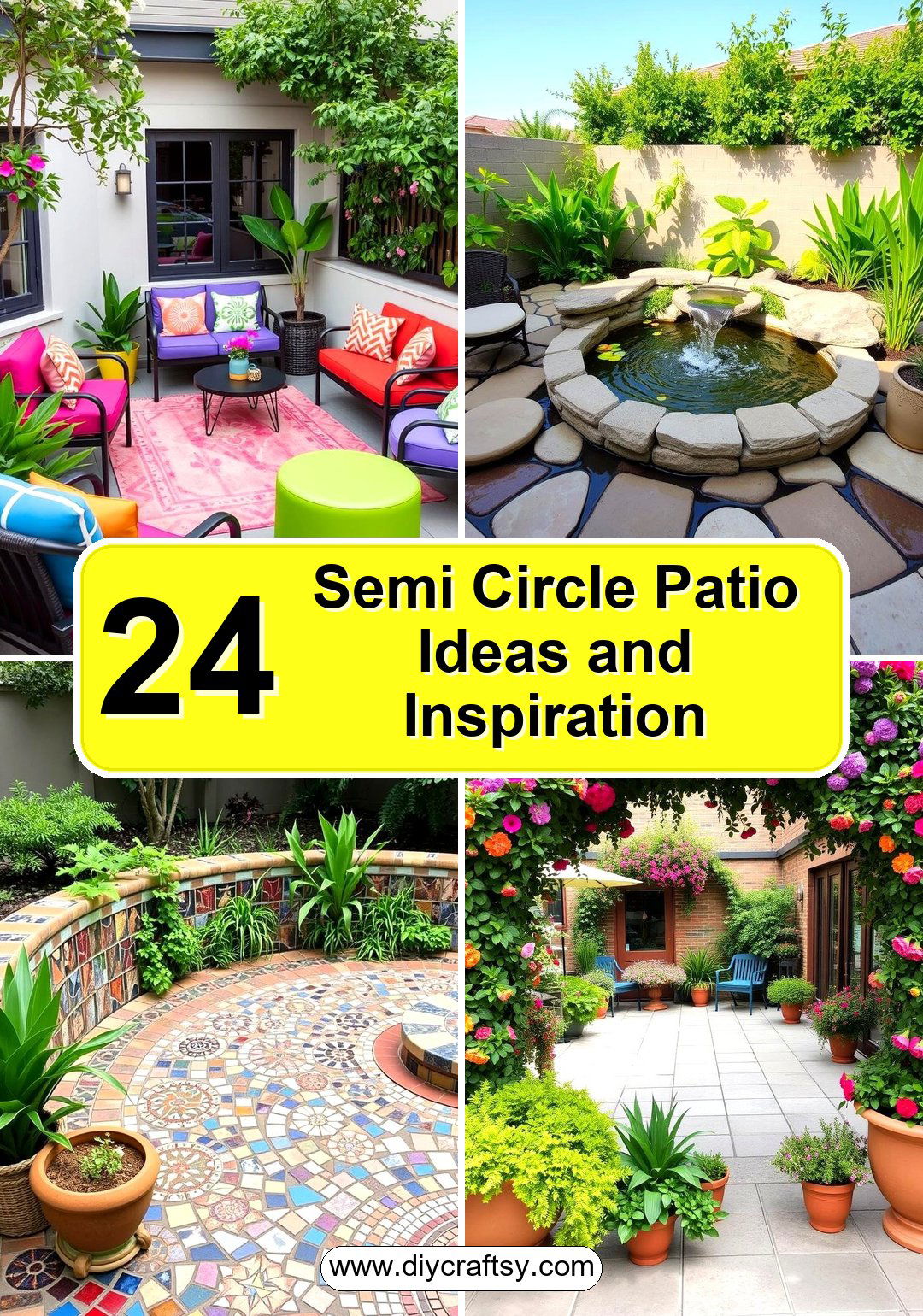 Semi Circle Patio Ideas and Inspiration