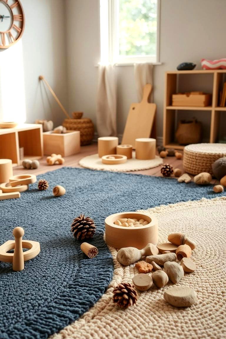 Sensory Exploration Areas - 24 montessori nursery ideas