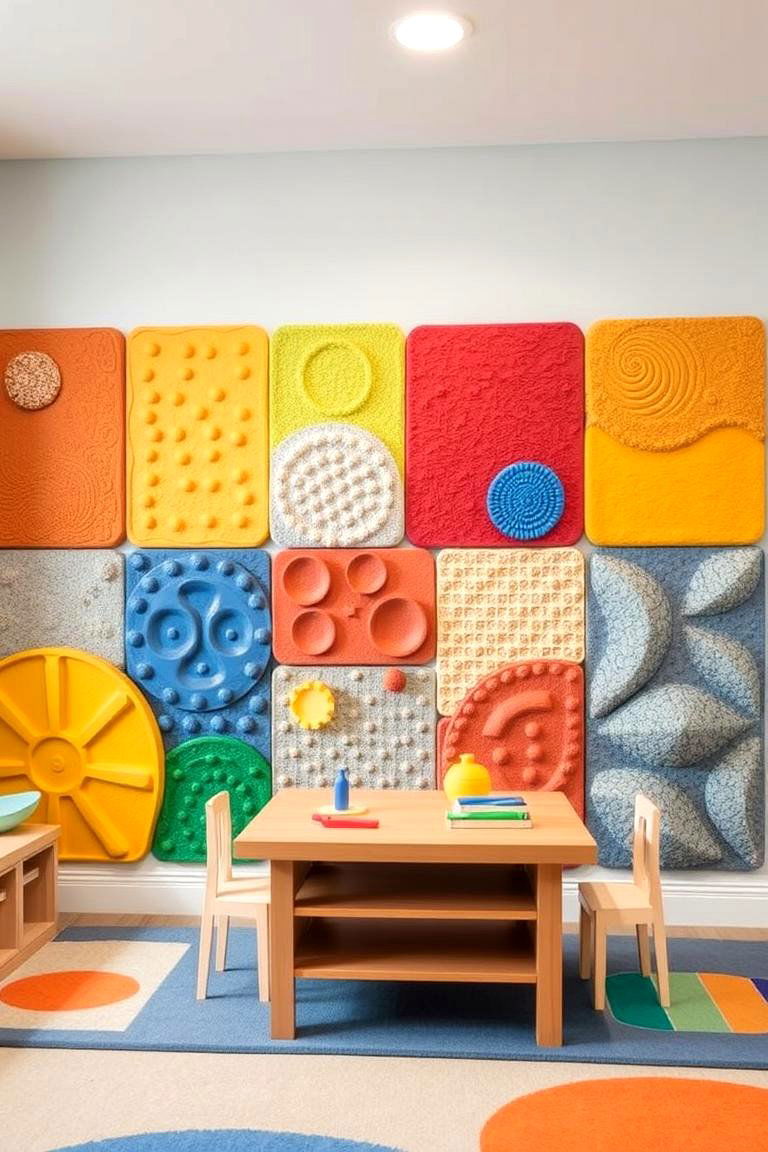 Sensory Wall Panels - 24 Toddler Room Ideas