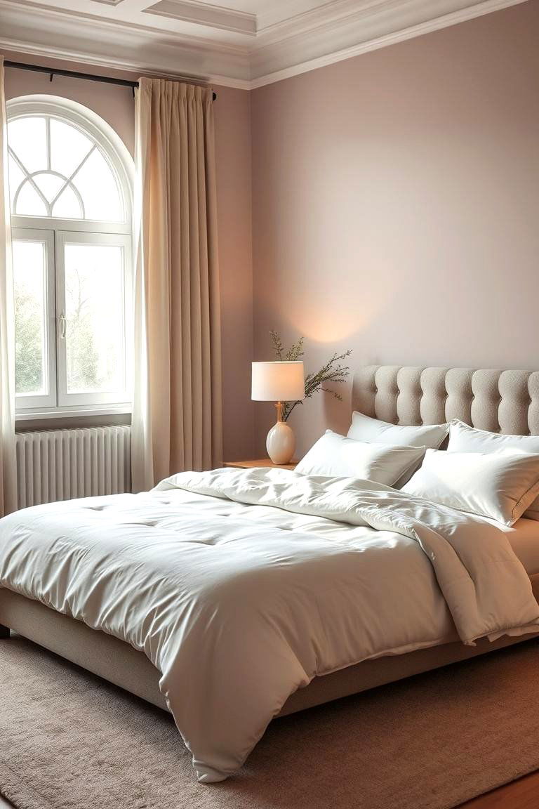 Serene Ambiance with Soft Hues - 24 Glam Bedroom Ideas
