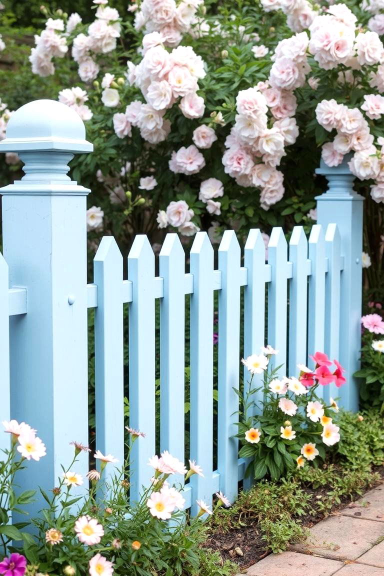 Serene Blue for a Calming Effect - 24 Fence Paint Colours