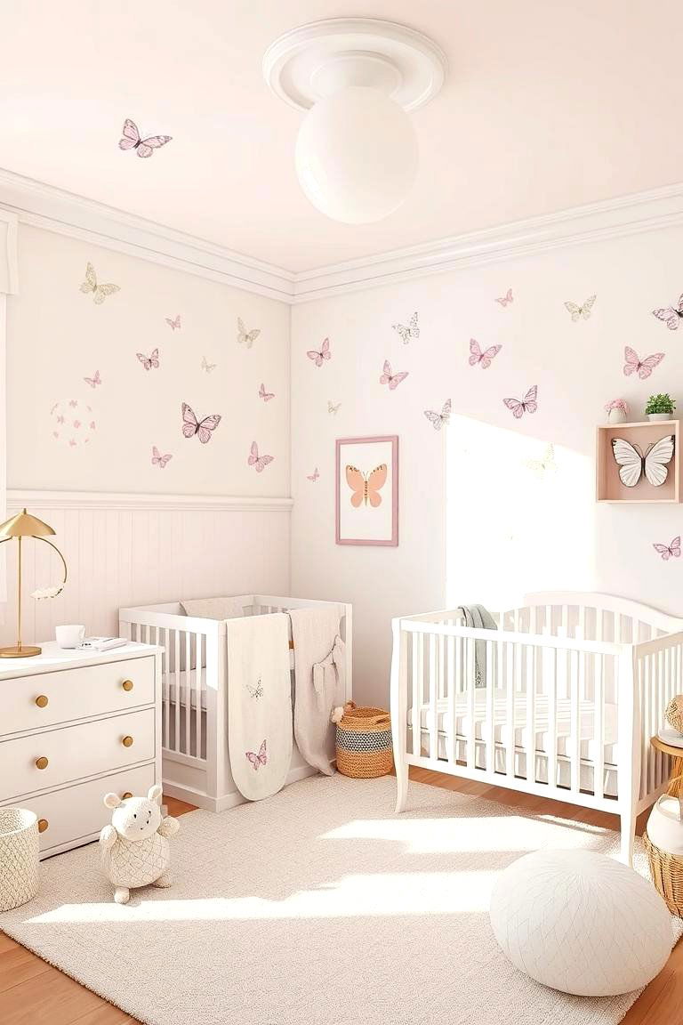 Serene Butterfly Themed Nursery - 24 Butterfly-themed Room Ideas