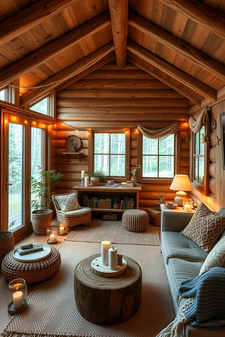 Serene Cabin Oasis - 24 Cabin Bedroom Ideas