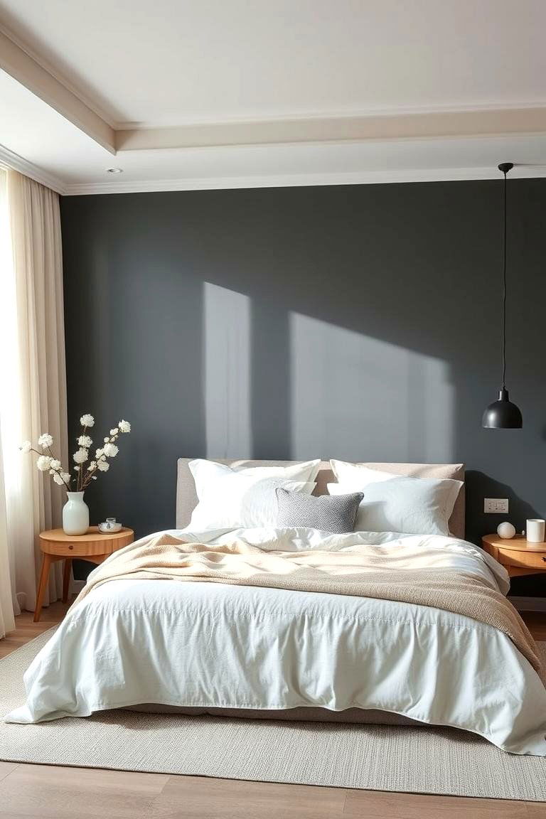 Serene Charcoal Palette - 24 Charcoal Bedroom Ideas